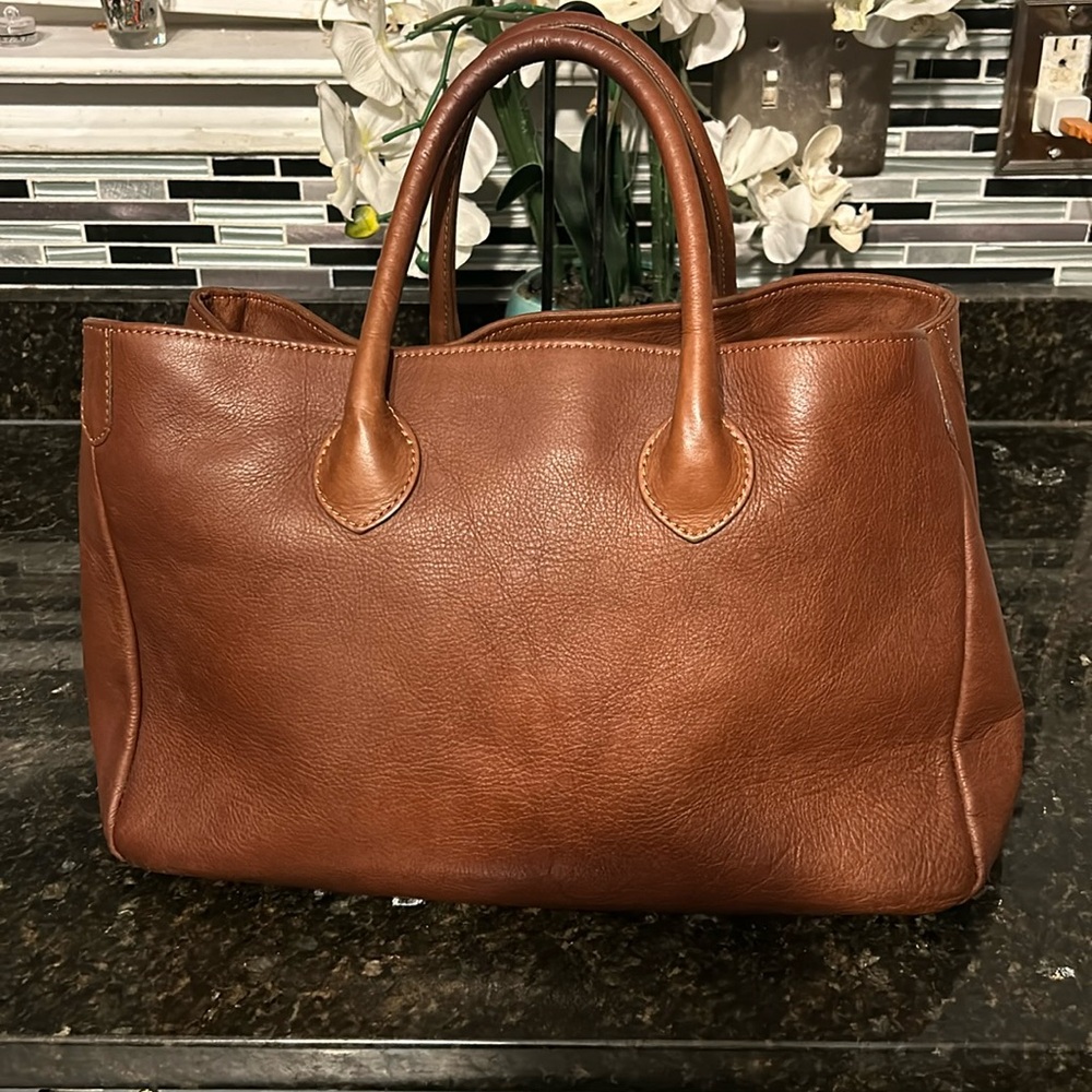 Mark & Graham ELISABETTA SLOUCH LEATHER HANDBAG Sauvage